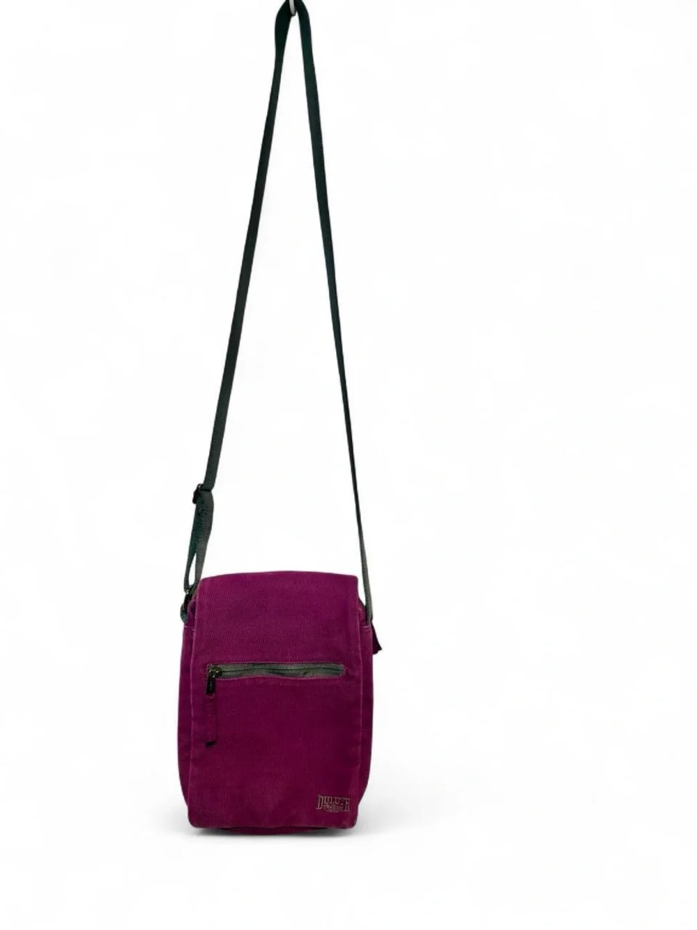 Duluth Trading Co. Purple Canvas Crossbody Bag